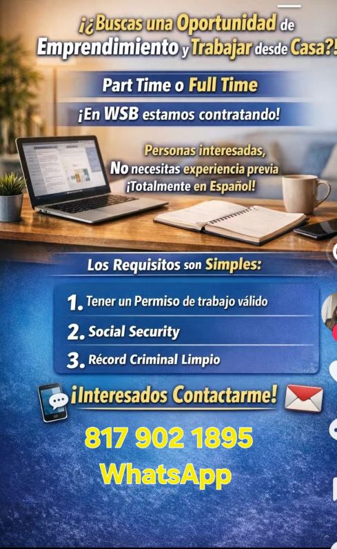 Oportunidad de Trabajo