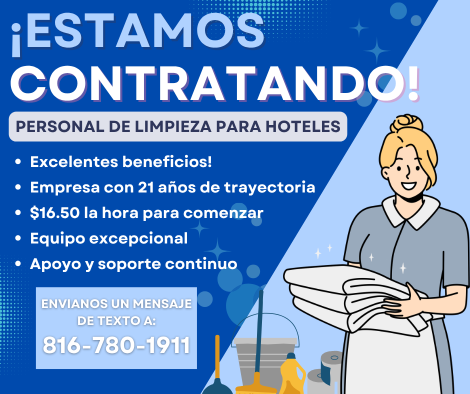 Trabajo de Housekeeping Kansas City