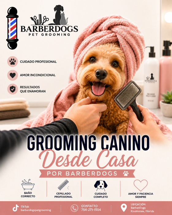 Mobile Pet Grooming EN Orlando-Kissimmee Fl