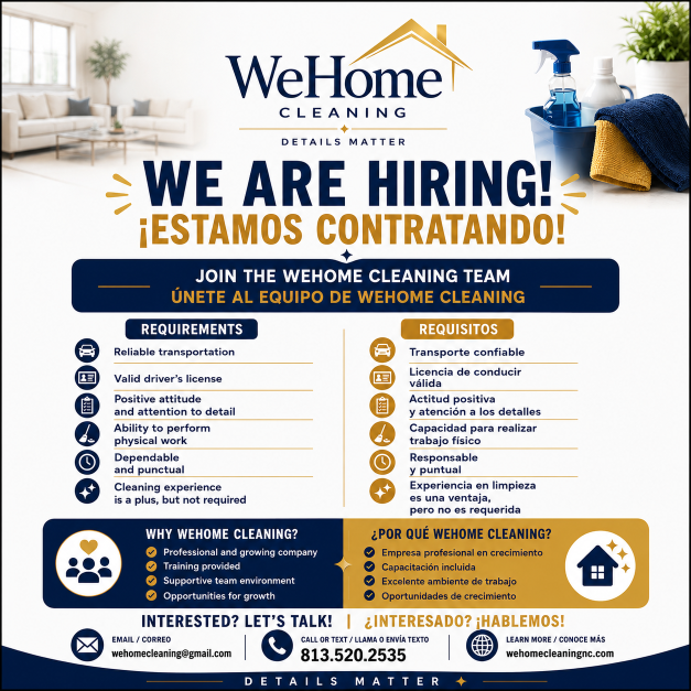 Trabajo Personal de Limpieza Residencial